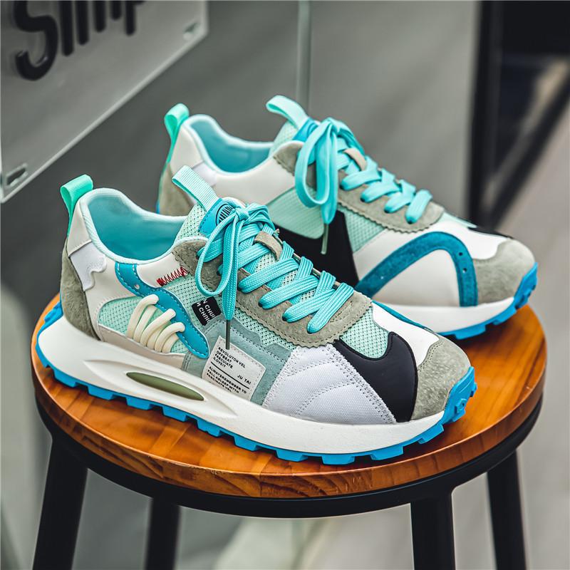 

Fashion High-quality Men s Casual Sports Shoes 2025 Autumn Comfortable Non Slip Lace Up Outdoor Sports Shoes Fashion Vulcanized Shoes 44