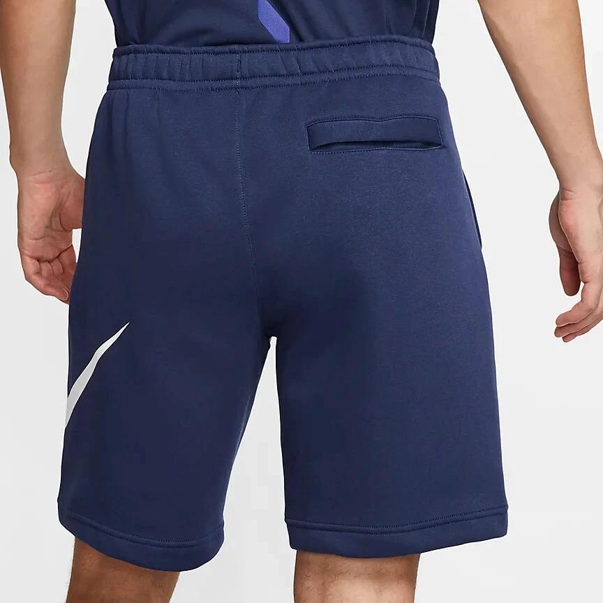 Nike Solid Color Brand Logo Drawstring Shorts Men shorts Navy BV2721-410
