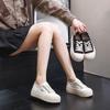 Breathable Shoes Women's Thick-soled Casual Board Shoes Thin Anti-slip and Wear-resistant Shallow Mesh Shoes Devotion