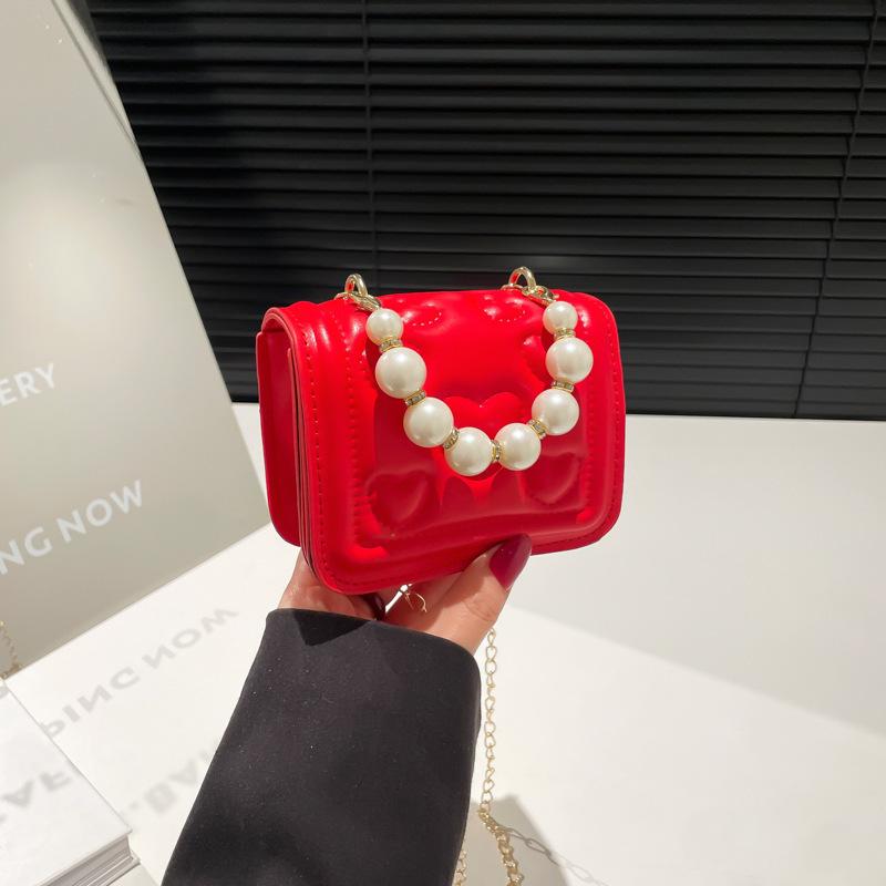 

Wholesale texture fashionable small fresh solid color 2025 spring and summer new casual foreign style bag women s tide shoulder messenger bag красный