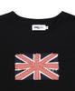 Michikoleondeonkosino Union Jack Patchwork T-Shirt Black
