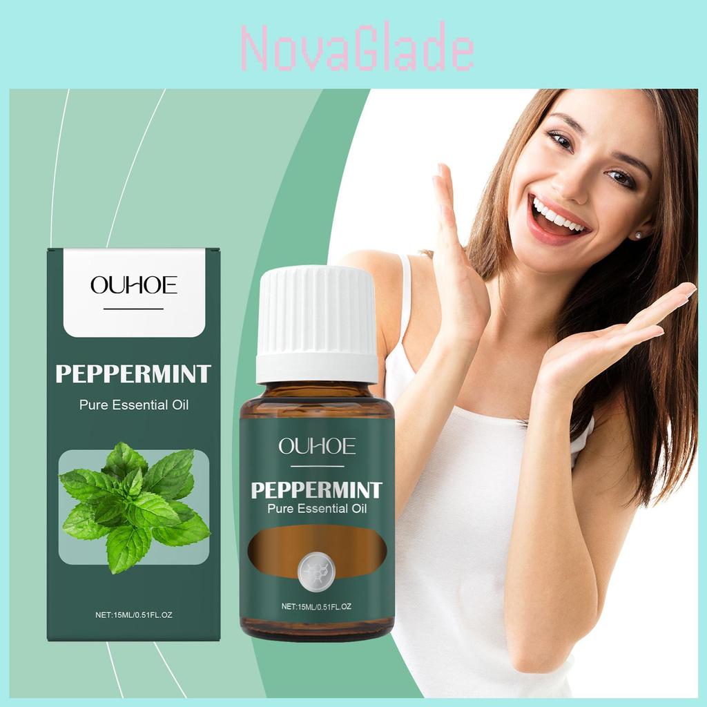 Refreshing Ouhoe Peppermint Soothing Massage Oil For Hydrating Natural Body Care