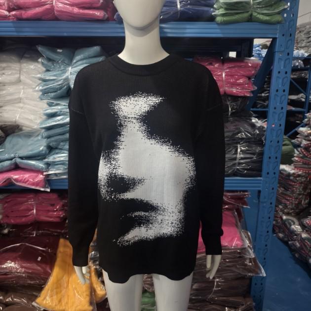 Women's Loose Knit Round Neck Pullover Sweater - Autumn/Winter 2026 Collection