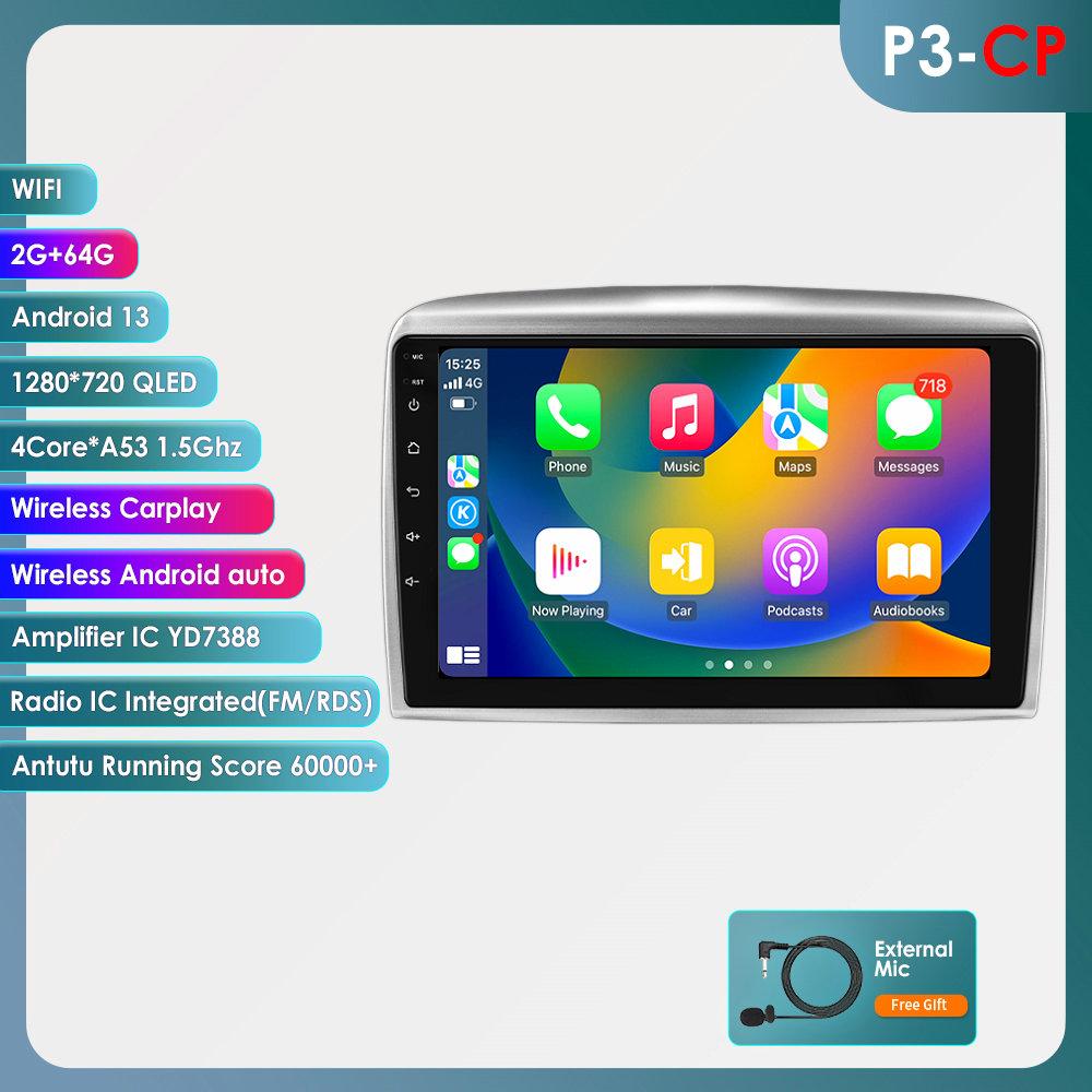 

Hizpo Car Intelligent Systems Carplay Android Car Radio for Lancia Ypsilon 2006-2011 Multimedia Video Player WIFI 7862 Autoradio RDS DVR Cam Bluetooth P3CP 4Core 2G 64G