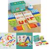 Wooden Geometric Shape Puzzle For Kids Educational Gift Toy