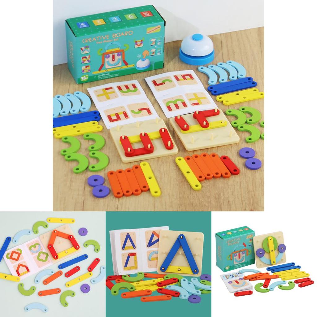 Wooden Geometric Shape Puzzle For Kids Educational Gift Toy