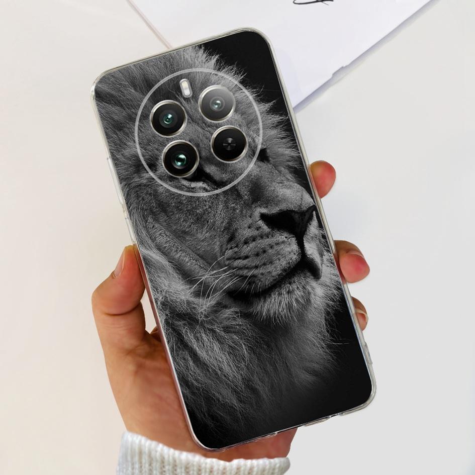 For Realme 12 Pro Plus Case Popular Flower Astronaut Soft Clear Silicone Phone Cover on Realme 12 Pro 5G 2024 Funda RMX3842 Case