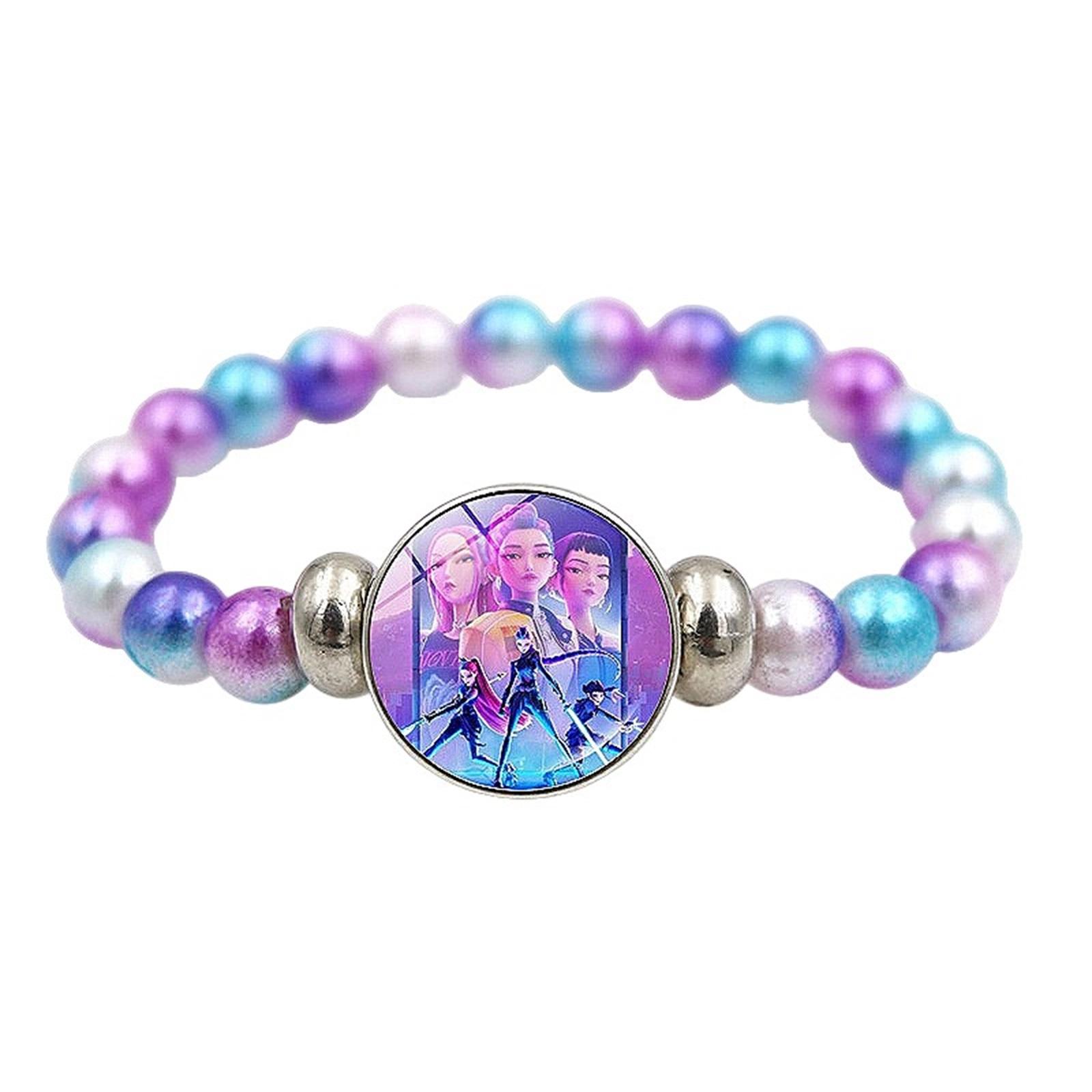 

Браслет Подарок для девочки, Аксессуары Красочный браслет из бусин Ювелирные изделия One Size