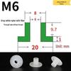 T-förmige Nylon-Dichtungsscheibe M3-M35 Gewinde Isolierabstandshalter