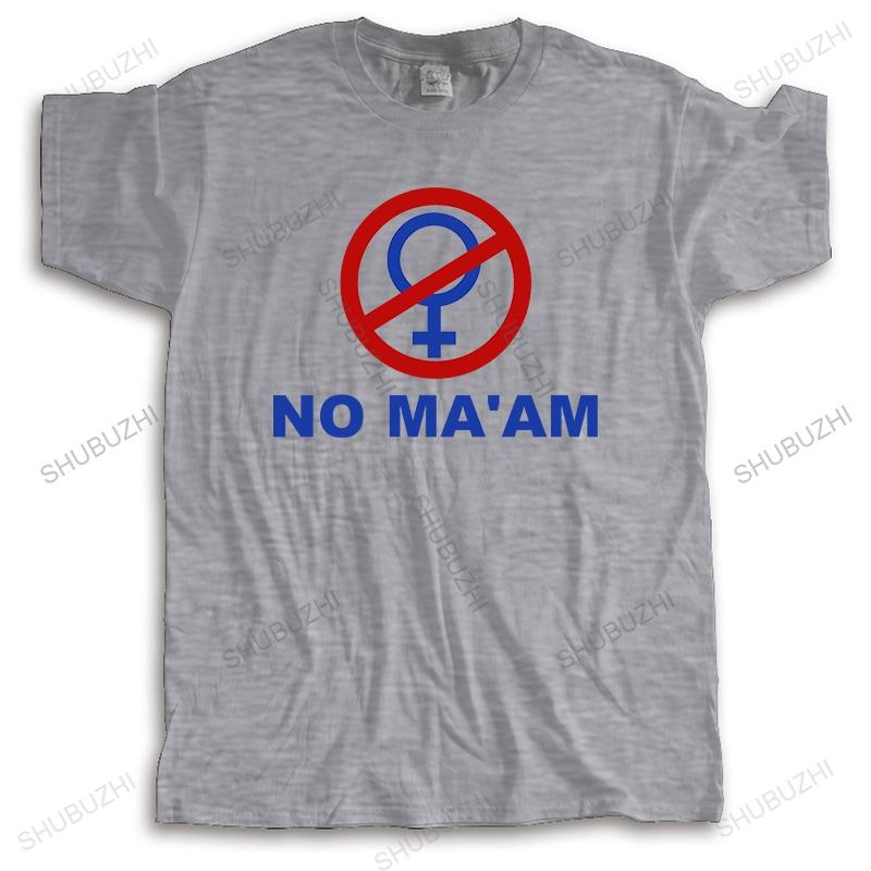 

Summer Fashion NO MAAM funny bundy joke parody party Mens Cotton TShirt ONeck Style HipHop Tops Tees cotton tshirt for boys 4XL