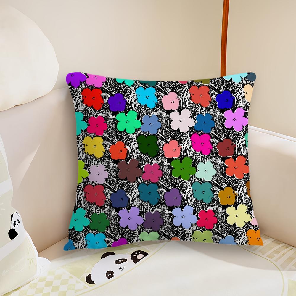 

A-Andy W-Warhol Art Pillow Case Living Room Sofa Cushion Cover Suitable For Home Bedroom Room Decoration 30cm x 30cm