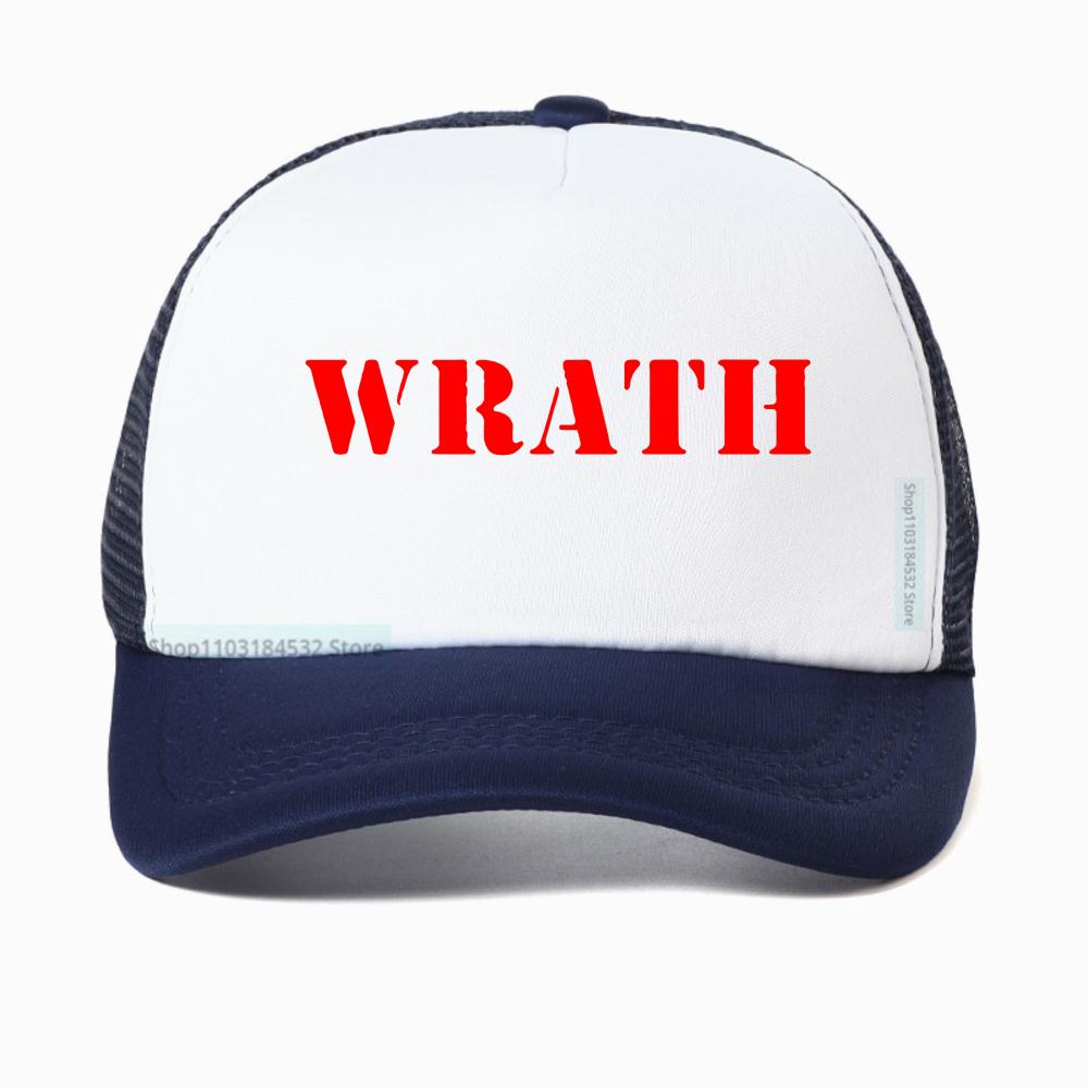 Limited Wrath Natural Selection Logo Design Graphic Baseball Cap Summer Fashion Streetwear Hipster Style Hat Mesh Trucker Hats
