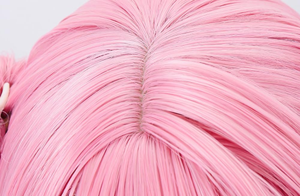 Madoka Kaname Cosplay Full Disguise Unisex Costume School Cosplay Wig Wig, Heat-Resistant, Wig, Accessory, Halloween, Festival, Event,