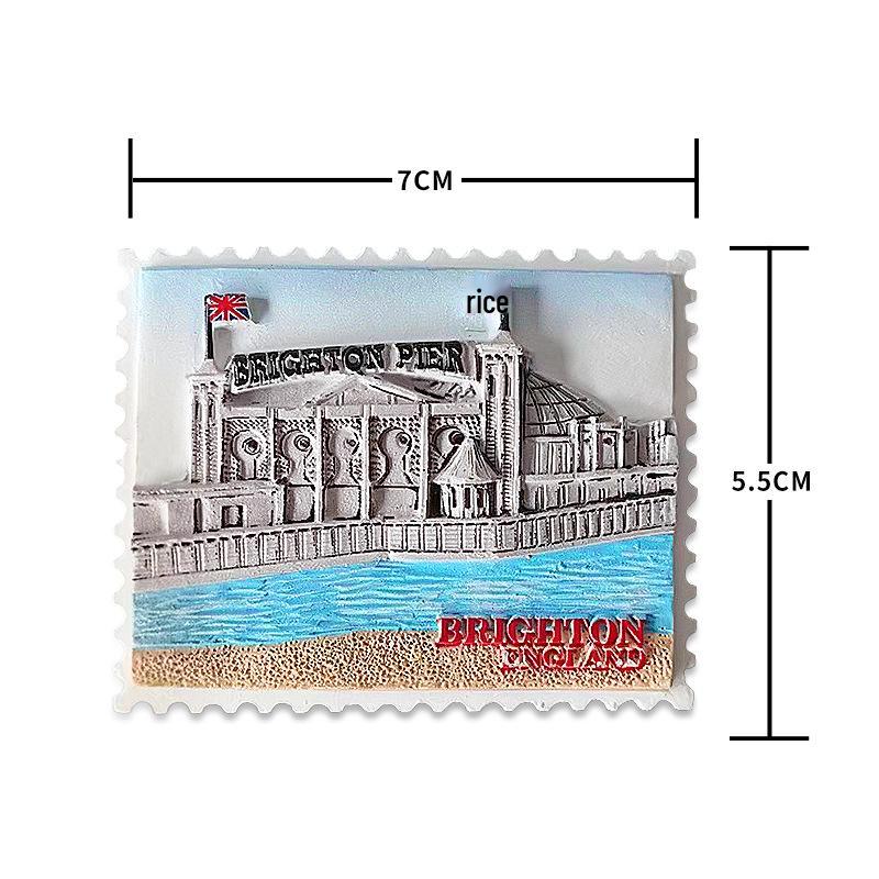 3D London Fridge Magnet - Creative Travel Souvenir from the UK