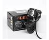 High-Intensity LED Motorcycle Spotlight with Four-Color Devil Eye and Strobe for Electric Vehicles - Adjustable High/Low Beam