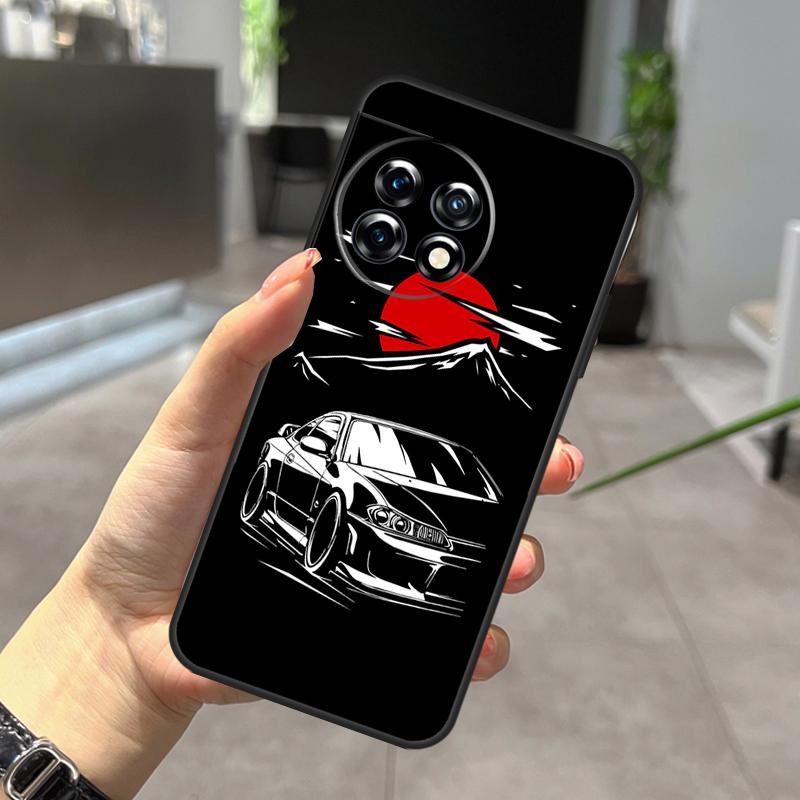 Japan JDM Sports Cars Male Men Case For OnePlus Nord 5 CE 2 3 4 Lite N20 N30 OnePlus 15 R 13 12 11 10 Pro 10T 12R 13R Cover