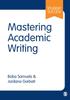 The Mastering Academic Writing Book