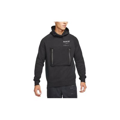 Solid Logo Doppel-Reißverschlusstasche Hoodie Herren Hoodie Schwarz DD5926-010