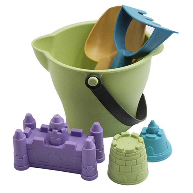 Baby Sand Play Toys Beach Castle Mold Bucket Kids Outdoors Sandbox Set Sand Acssories Building Outdoor Kids Sand Toy Summer