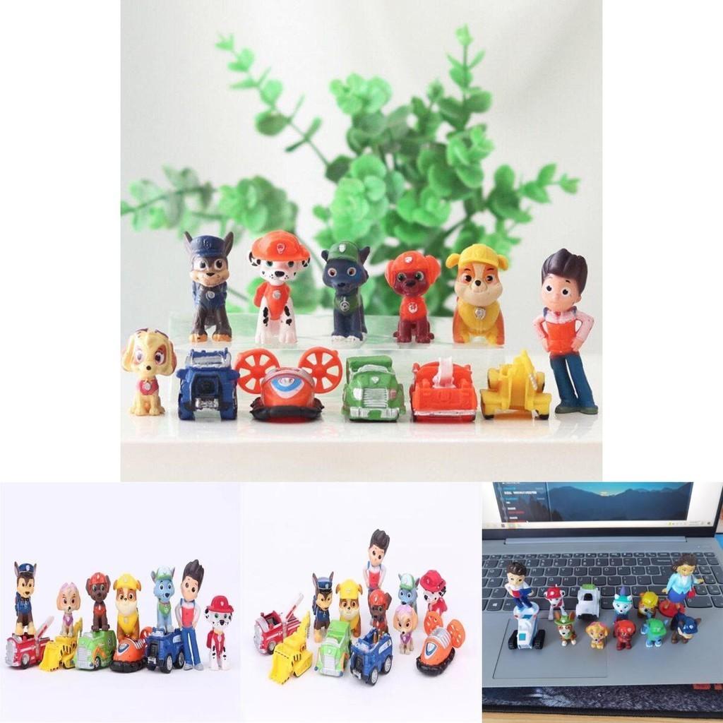 Adorable Paw Patrol Puppy Car Toy Set For Boys 12pcs Action Figure Collection