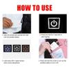 Gilet riscaldato Giacca USB elettrica calda invernale Uomo Donna Cappotto riscaldante termico