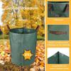 SD10846-Sac de Jardin Réutilisable 272 L Lot de 3 Sacs Vegetaux Indéchirable Sac à Déchets de Jardin en Tissu Polypropylène Durable