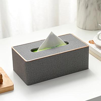 Luxuriöse Taschentuchbox im europäischen Stil, hochwertiger Taschentuchhalter aus Leder, Servietten-Toilettenpapierhalter, Spender für Heimdekoration