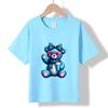 XH19 MINISO 2026 Summer New Printed Cotton Round Neck T-shirt for Children Aged 1-16, Boys and Girls