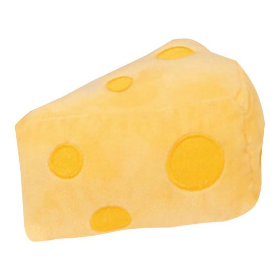 Pet Toy Creative Shape Wear Resistant Attractive Puppy Kitty Toy Cheese Modeling Chew Toy for Home