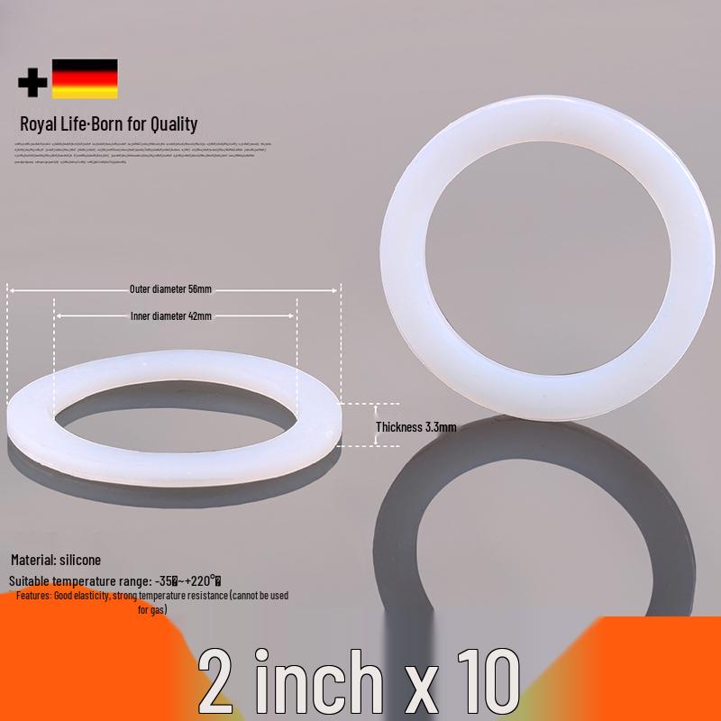 4-6 Minute Silicone Waterproof Gasket Seal for Water Heaters & Showers - Black Nitrile Rubber, Thickened Flat Washer