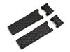 King Watch Parts Compatible with Ulysse Nardin Marine Series Rubber Strap Replacement Aftermarket 22mm Black [Import Original] - - - Men's - - -