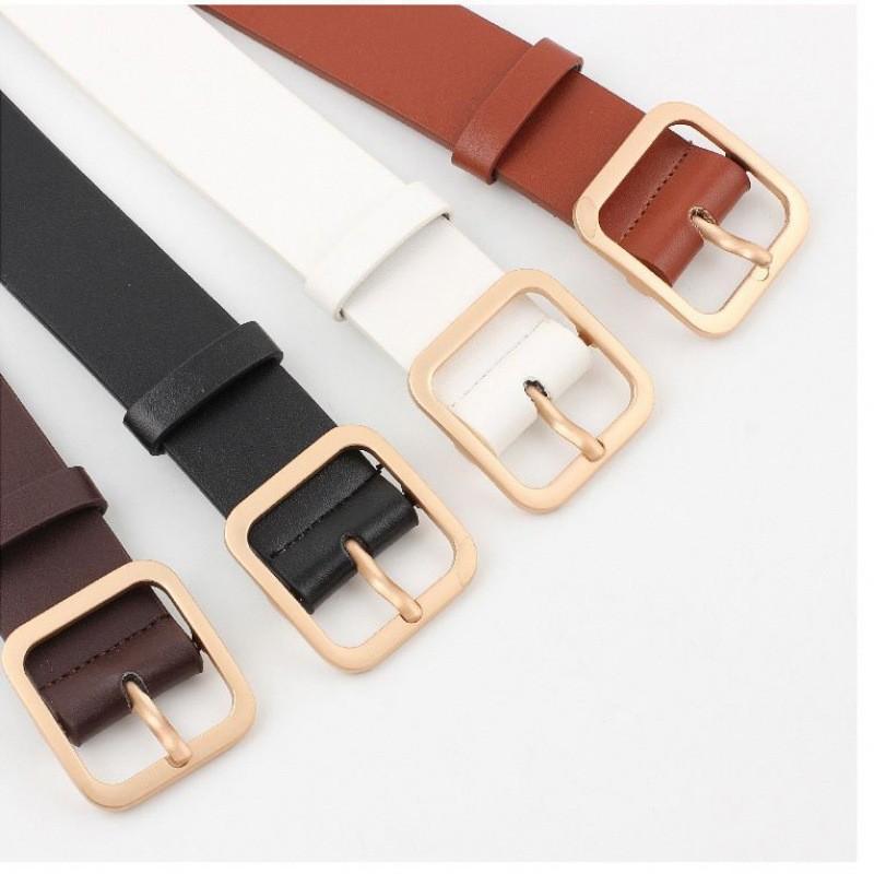 Stylish 2024 Autumn Winter Women's Alloy Buckle Belt For Slimming With Versatile Design