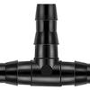 4/7mm Hose Connectors Barb Hose Connectors Drip Irrigation System T Connectors for Garden Watering Lawn Irrigation