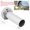     85mm Round Exhaust Muffler Tip Removable Sound Silencer