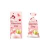 OPP Valentine's Day Flat Candy Packaging Bag Transparent Love Rose Printed Plastic Bag
