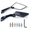 8mm 10mm Universal Motorcycle Rear View Mirrors Pair Carbon Fiber Side Mirror for Motorcycle Motorbike Sport Bike