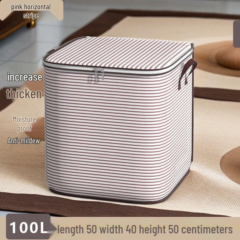 

Большая вместимость Нетканый материал Сумка для хранения одежды и одеял 100L