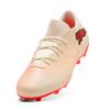 Puma Future 9 Mid MG Soccer Shoes Unisex sneaker Almond-Red 10916201