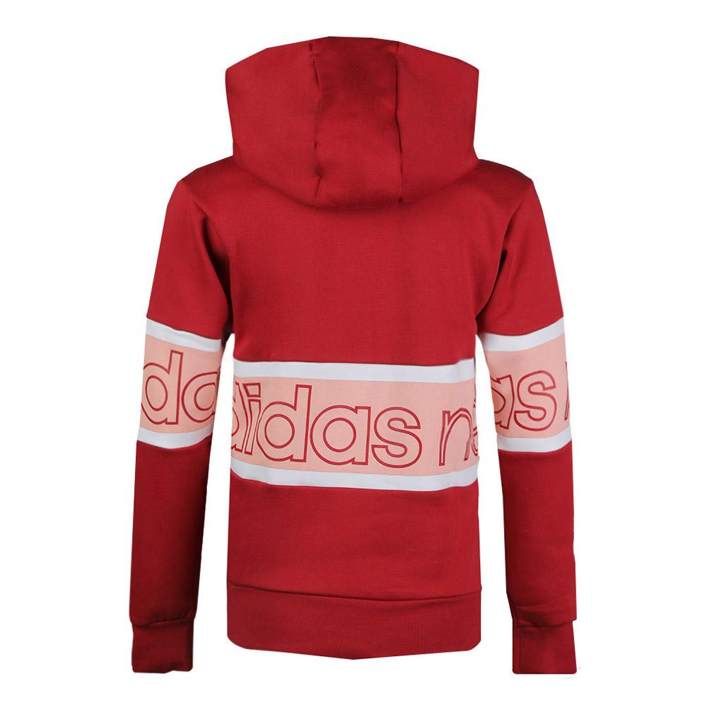 Adidas Neo W Ut Hoody Casual Comfortable Hooded Pullover Sweatshirt Women Sweatshirt Red EI4362