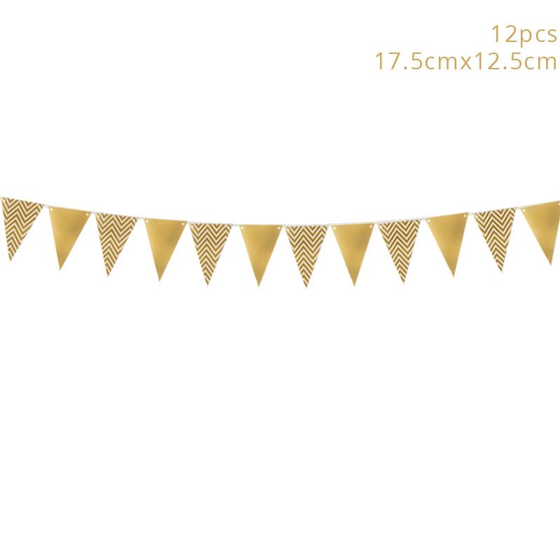 Gold Oh Baby Disposable Tableware Set Paper Plates Cups Napkins Birthday Party Decor Baby Shower Event Party Supplies