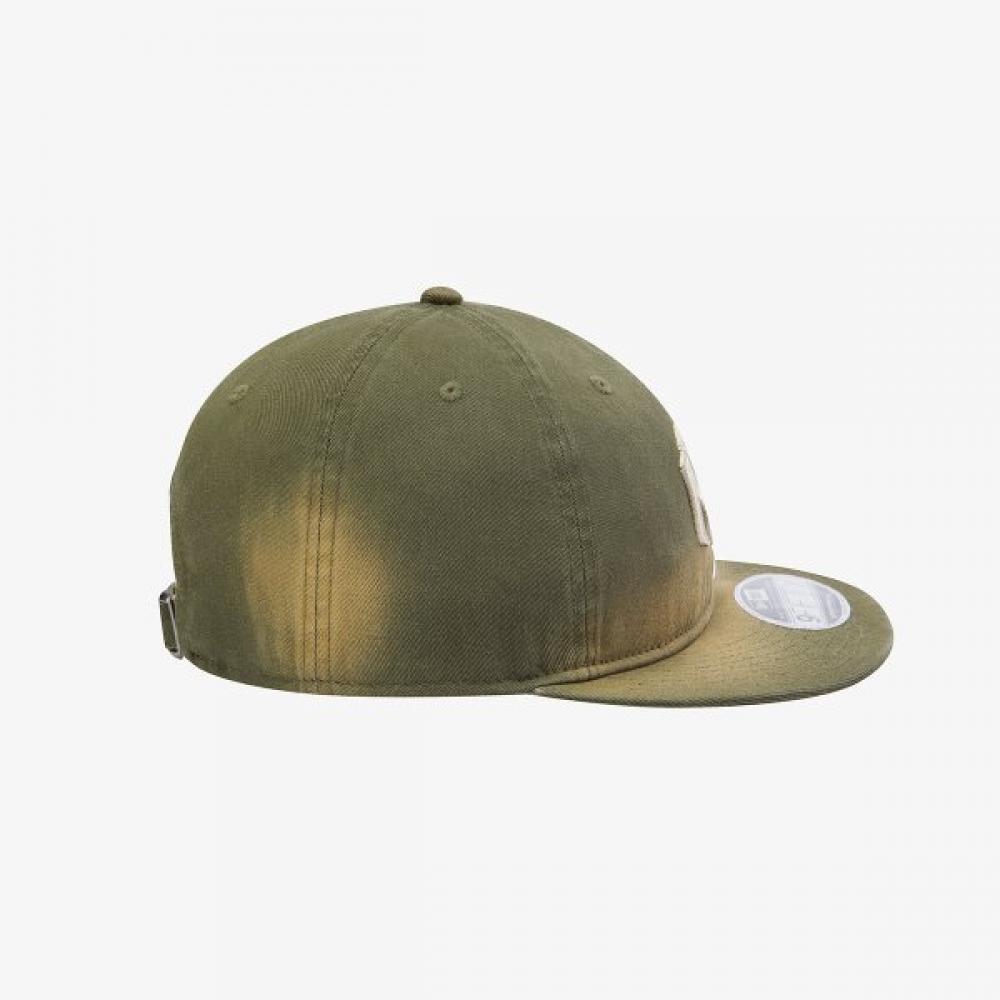 New Era Mlb New York Yankees Faded Washing Retro Crown Strapback New Olive 1513
