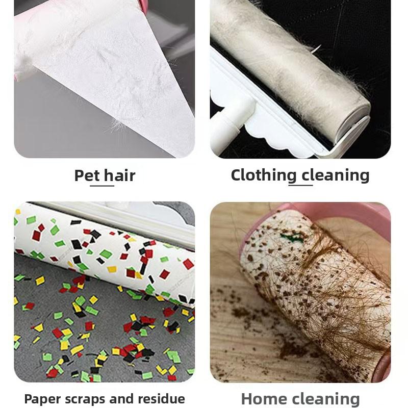 Ultra-Klebrige Fusselrolle zur Beseitigung von Tierhaaren - Ideal für Möbel, Kleidung & Teppiche|Werkzeug zur Reinigung von Tierhaaren Haarkleber
