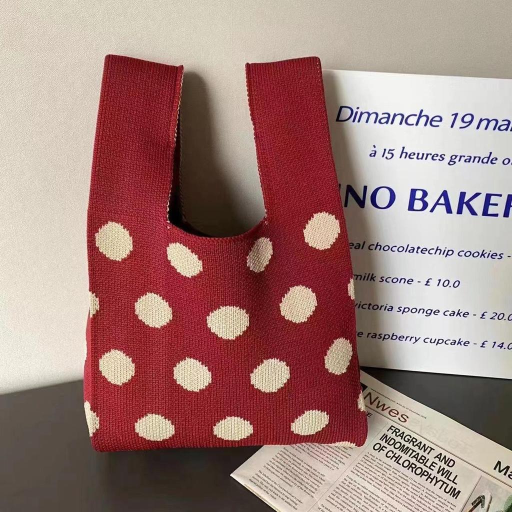 Damen Dick Gestrickte Gewebte Tragetasche - Geschenk- & Souvenir-Handtasche