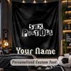 TapestrySex Pistols Custom Name Text Personalized Wall Hanging Tapestry Home Wall Decor