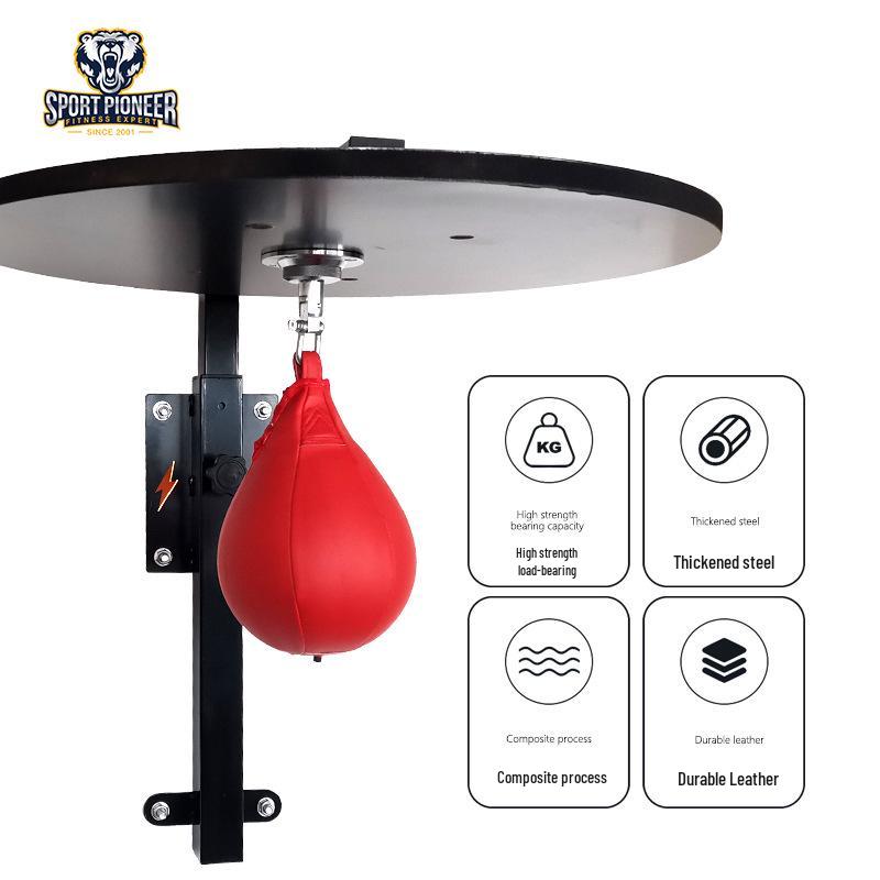 Adjustable Height Boxing Speed Bag Rack - Professional Reaction Training Stress Relief Tool