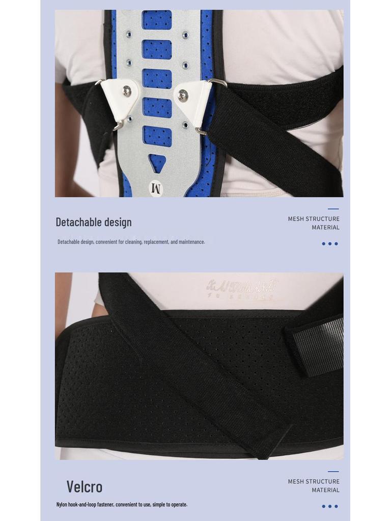 Spine Corrector Back Posture Brace with Spinal Fixation Strap