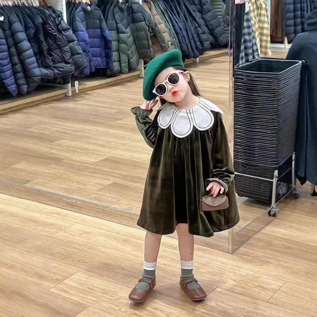 Autumn Princess Dress for Girls: Long Sleeve Children's Dress for Ages 3-8