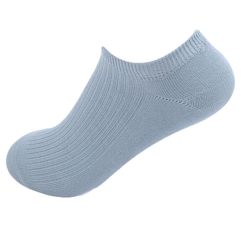 

Женские летние тонкие дезодорирующие невидимые носки-лодочки с коротким голенищем 1 pair серый/синий