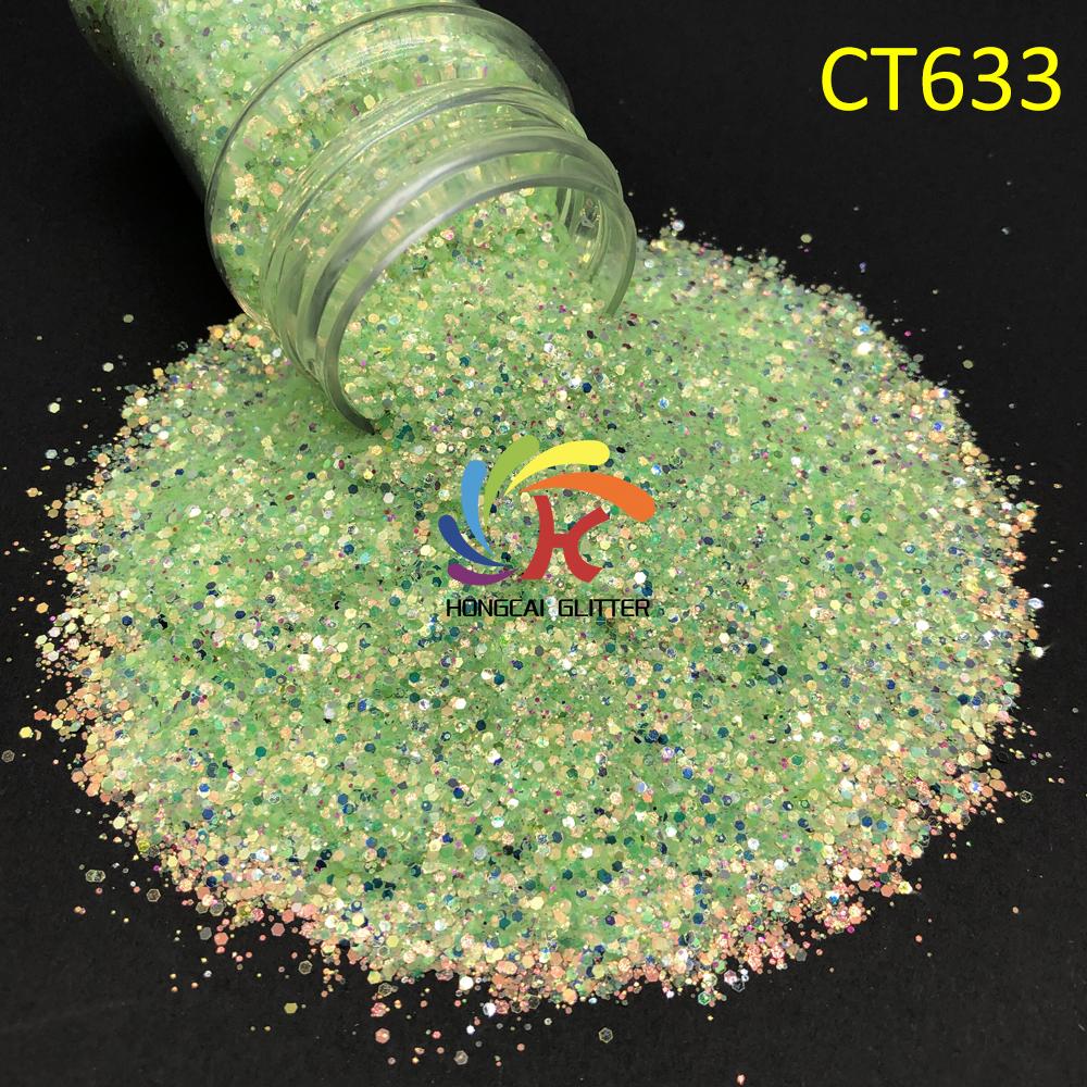 High Sparkling Chunky Mix Glitter Polyester Bulk Christmas Craft Tumblers Glitter
