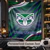 TapestryWigan Warriors Custom Name Text Personalized Wall Hanging Tapestry Home Wall Decor